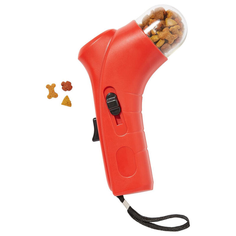 Lanzador de snacks para perro