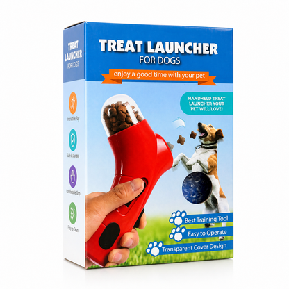 Lanzador de snacks para perro